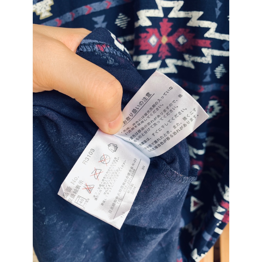 Đầm thun Maxi in hoạ tiết thổ cẩm