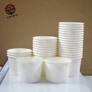 SET 50C Tô Giấy Bát Giấy 12oz 360ml  dành cho quán ăn, kem, soup, cháo...