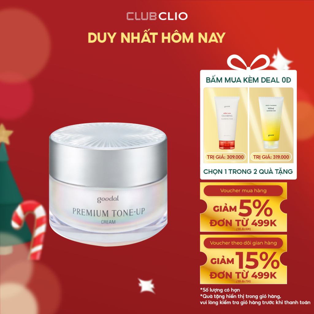 Kem Dưỡng Nâng Tông Da Goodal Premium Tone-Up Cream 19AD 50ml