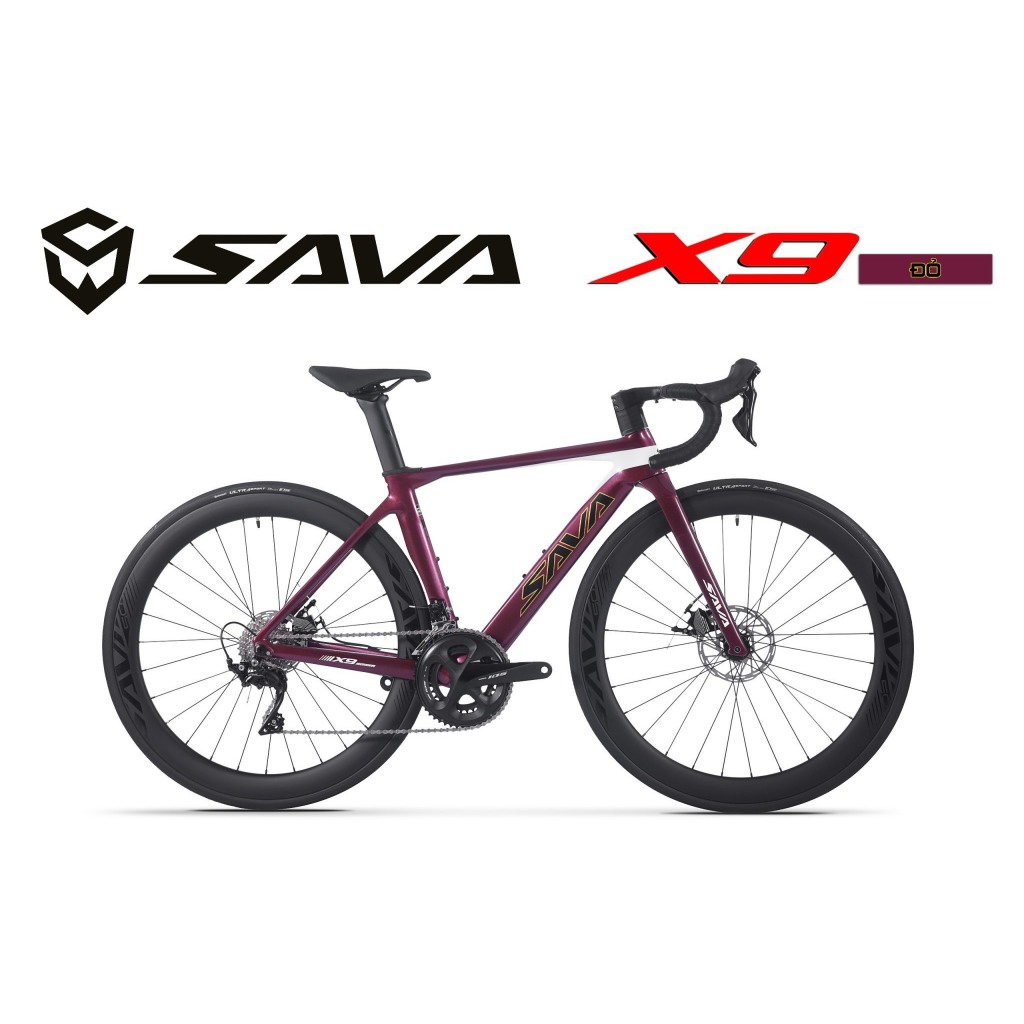 XE ĐẠP THỂ THAO ROAD FULL CARBON SAVA X9