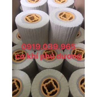 Quả lô nỉ lông cừu trắng đánh bóng bề mặt inox