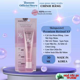[CHÍNH HÃNG] Kem Dưỡng Trắng Da Chống Lão Hóa Skinpastel Premium Retinol X5 Elastin Cream 30ml Hàn Quốc