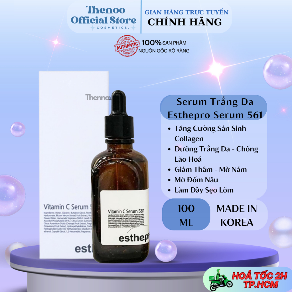Tinh Chất Trắng Da,Chống Lão Hoá Esthepro Vitamin C Serum 561 Hàn Quốc 100ml Mẫu Mới
