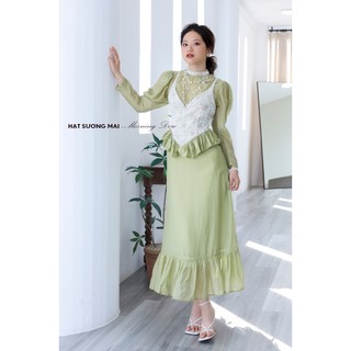 Đầm Limited xanh cốm