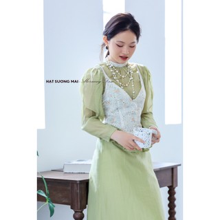 Đầm Limited xanh cốm