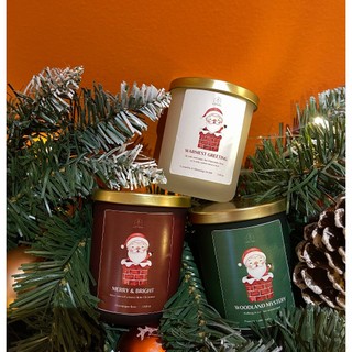  Nến Thơm Giáng Sinh - Nến Thơm Cao Cấp Sáp Đậu Nành - Quà Tặng Noel, Sinh Nhật - Nến Thơm Khử Mùi Phòng