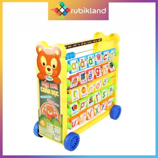 [Sato] Bộ Chữ Số Đa Năng Gấu Con Chăm Học Sato98 Đồ Chơi Giáo Dục Trẻ Em Học Toán Văn Chữ Số Cho Bé