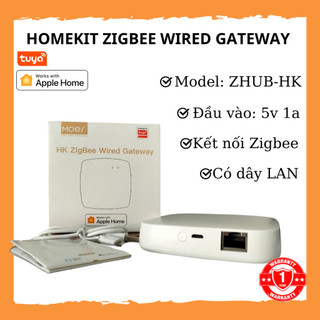 Gateway Tuya Zigbee Homekit - Trung tâm Điều Khiển Nhà Thông Minh Zigbee - Tương Thích Apple Homekit