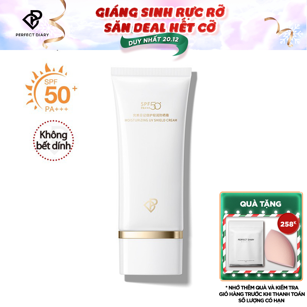 Kem Chống Nắng Dưỡng Ẩm PERFECT DIARY SPF50+ PA+++ dung tích 60ml