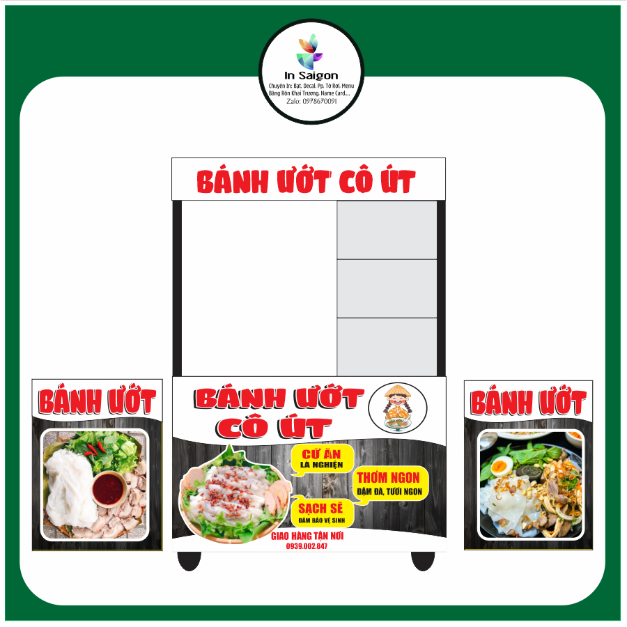 In decal xe theo yêu cầu, decal xe trà sữa, in decal FREE thiết kế theo yêu cầu