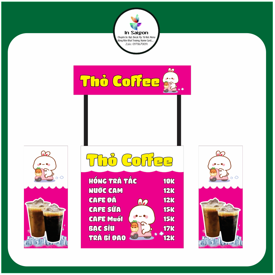 In decal xe theo yêu cầu, decal xe trà sữa, in decal FREE thiết kế theo yêu cầu
