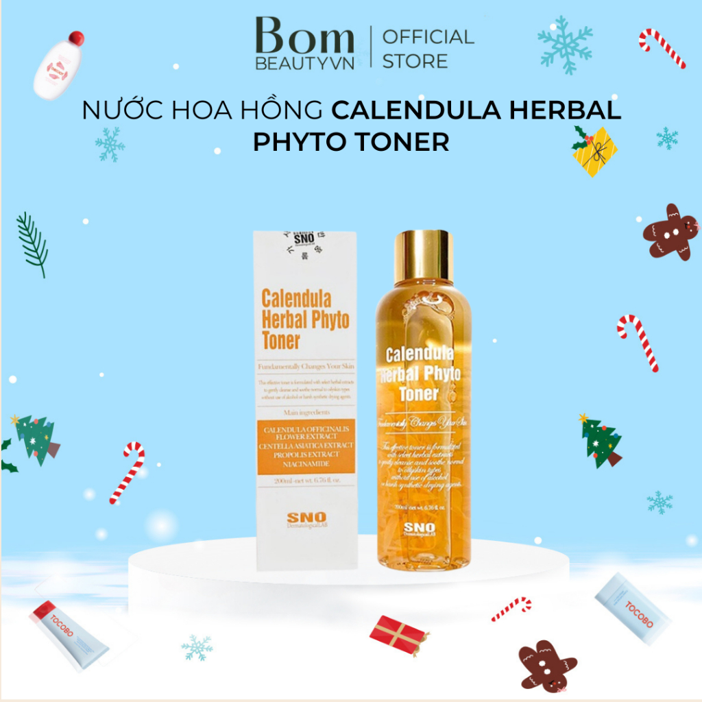 Nước Hoa Hồng Hoa Cúc SNO Calendula Herbal Phyto Toner