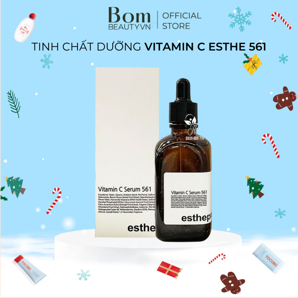 Serum Vitamin C Esthe 561 100ml mờ thâm, dưỡng trắng da(02/2026)