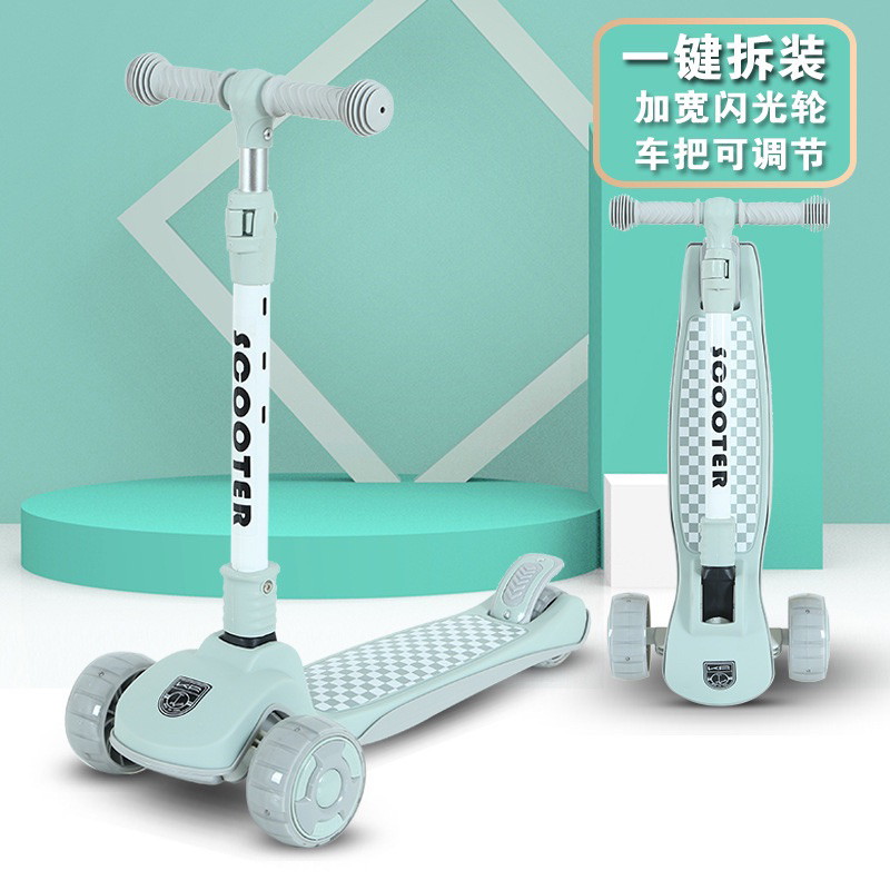 Xe trượt Scooter bánh có đèn phát sáng cho bé từ 2 đến 9 tuổi