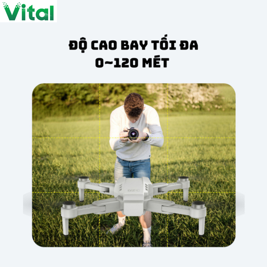 Flycam L900 PRO máy bay điều khiển từ xa định vị GPS, hình ảnh sắc nét 4K, tránh chướng ngại vật, thời gian bay lớn