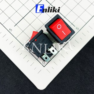 Công tắc kcd1-104 4 chân màu đỏ