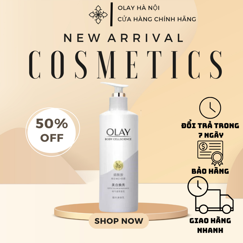 Dưỡng Thể Olay b3 retinol vitamin C/E
