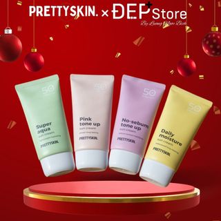 Kem Chống Nắng PRETTY SKIN, Kiềm Dầu, Nâng Tone, Dưỡng Ẩm - SPF50+ PA++++ / Tuýp 70ml