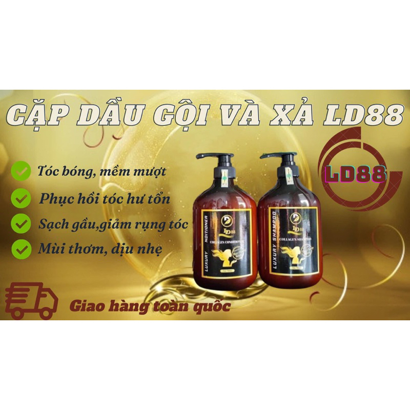 DẦU GỘI XẢ PHỤC HỒI HƯƠNG THƠM LD88