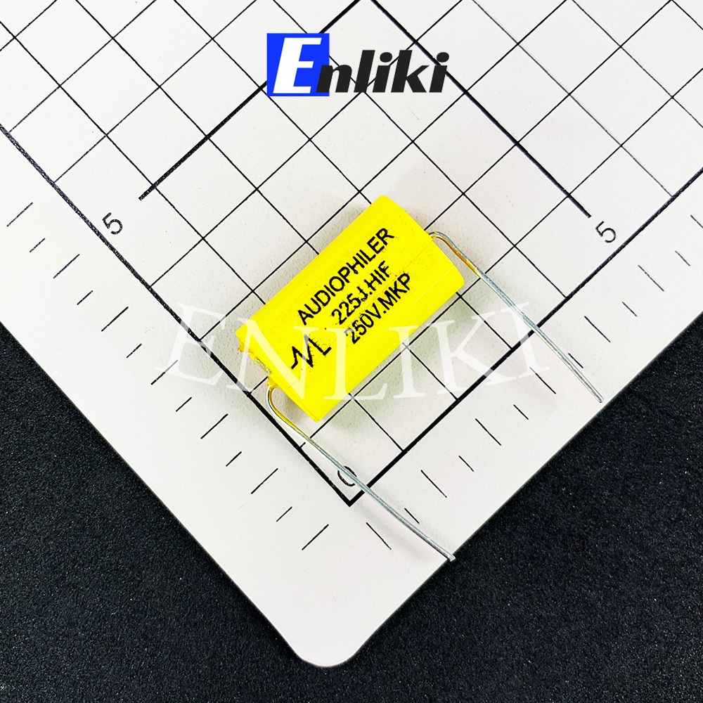Tụ 2.2uF AUDIOPHILER 250V 225J Màu Vàng