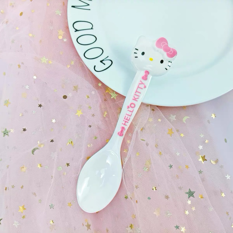 Thìa dĩa ăn dặm cho bé hình Hello Kitty