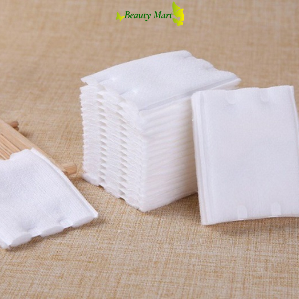 Bông tẩy trang Holdhome 100% cotton - Bông tẩy trang 222 miếng dai mềm, không xơ xù
