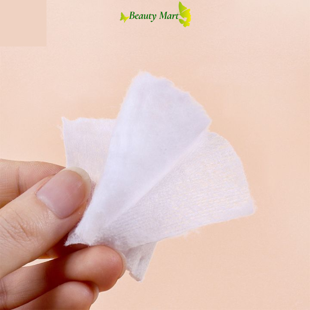 Bông tẩy trang Holdhome 100% cotton - Bông tẩy trang 222 miếng dai mềm, không xơ xù