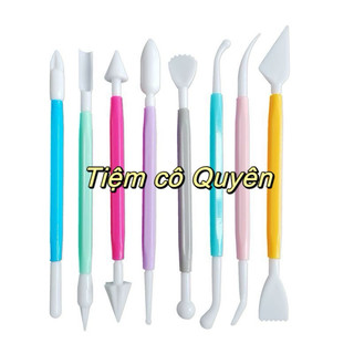 Dụng cụ nặn đất sét bộ 8 món ( giao màu ngẫu nhiên)