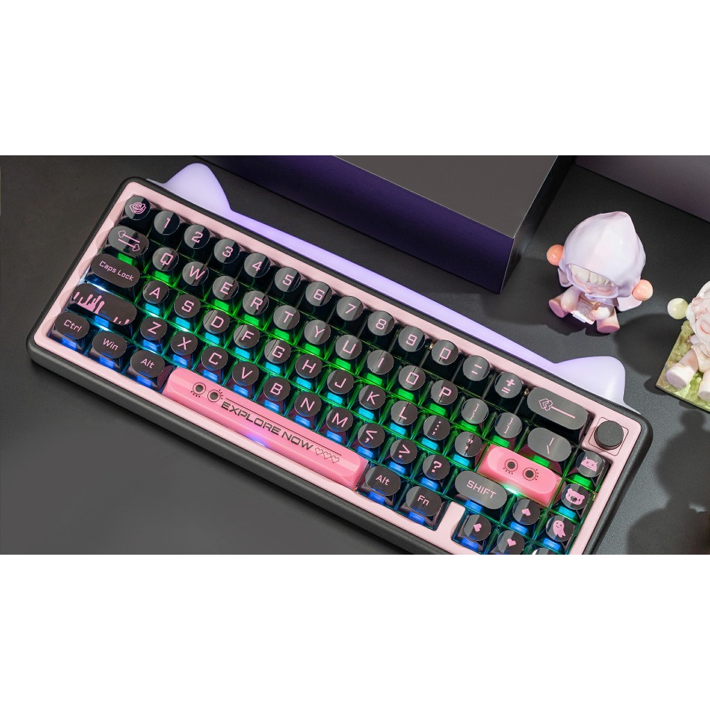 Bàn phím cơ Paw65 | Nhôm CNC | Mạch Xuôi | 3 Modes