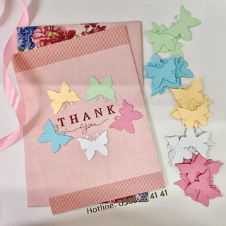 10 Bướm giấy làm thiệp handmade