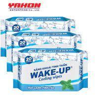 Khăn ướt wake up gói 20 miếng