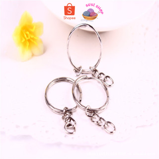 Khoen móc khoá dây xích mạ bạc
