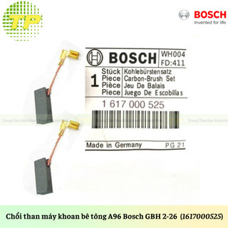 Chổi than cho máy khoan bê tông A96 Bosch GBH 2-26 (1617000525)