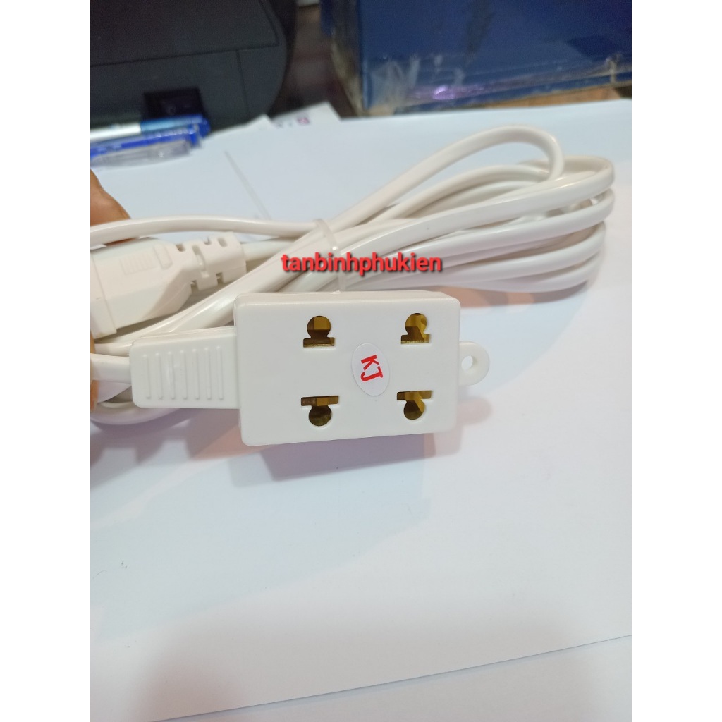 Ổ cắm chia 3 lỗ liền dây Kenji dài 3 mét