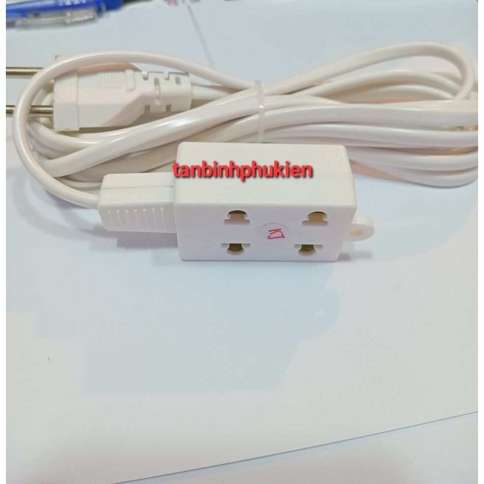 Ổ cắm chia 3 lỗ liền dây Kenji dài 3 mét