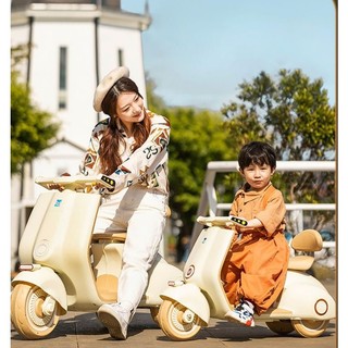   Vespa ĐẠI  Xe Vespa cỡ lớn 915 cho bé trọng tải 80kg cực khỏe có đủ màu_Happy.Kids 