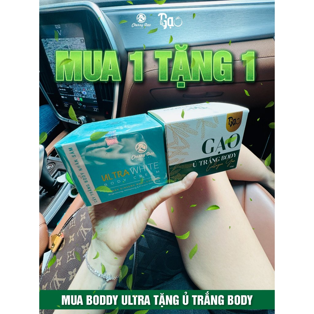 Kem body trắng da Siêu trắng Không lộ vân kem Siêu thấm trong 5 giây Body Ultra White