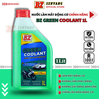 Nước làm mát động cơ BZ Green Coolant cao cấp cho xe ô tô - Bảo vệ và Tăng hiệu suất Dung tích 0,5Lít - 1Lít