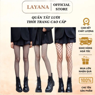 Quần tất lưới LAYANA quyến rũ, cá tính không gân_LAYANA STORE