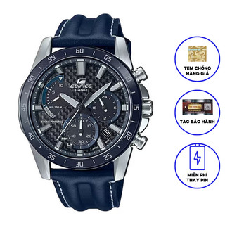 Đồng casio nam dây da edifice eqs-930bl-2av chính hãng