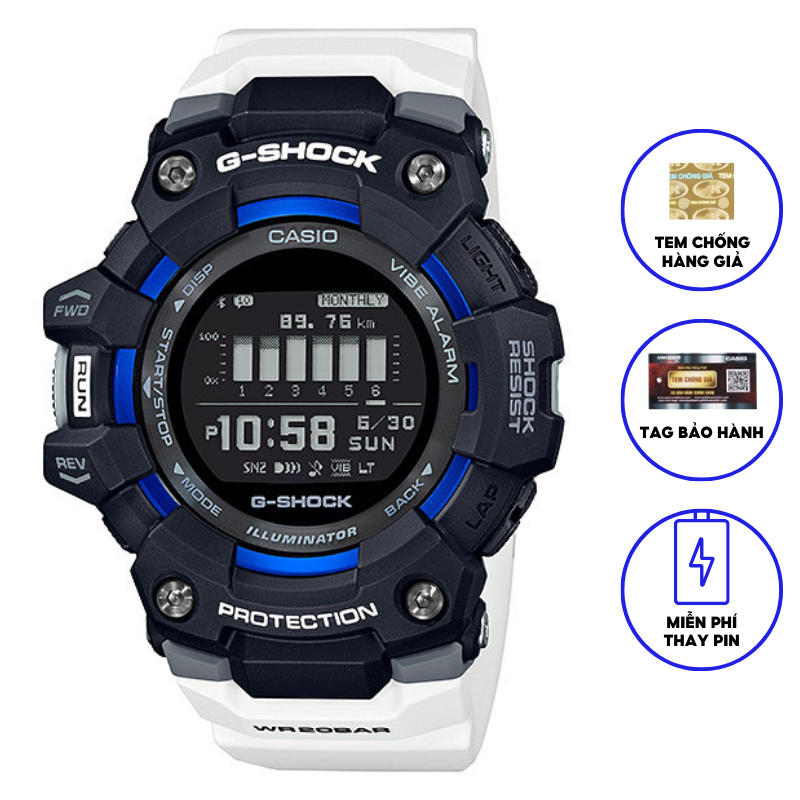 Đồng Hồ Nam Casio Chính Hãng Dây Nhựa GSHOCK GBD-100-1A7DR