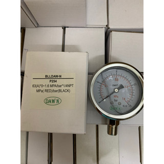 đồng hồ áp suất có dầu inox