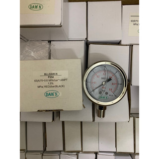 Đồng hồ áp suất có dầu inox