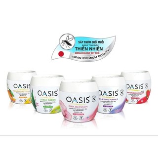 Sáp thơm đuổi muỗi thiên nhiên Oasis công nghệ Nhật Bản 180g