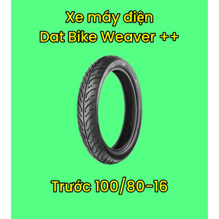 Vỏ lốp xe máy điện dat bike weaver ++, gai sh ý và gai thể thao size 100/80-16 và 120/80-16, euromina