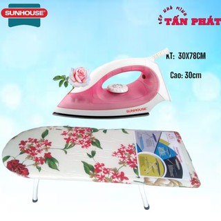 Bàn ủi đồ dạng ngồi kèm bàn ủi khô sunhouse shd1072
