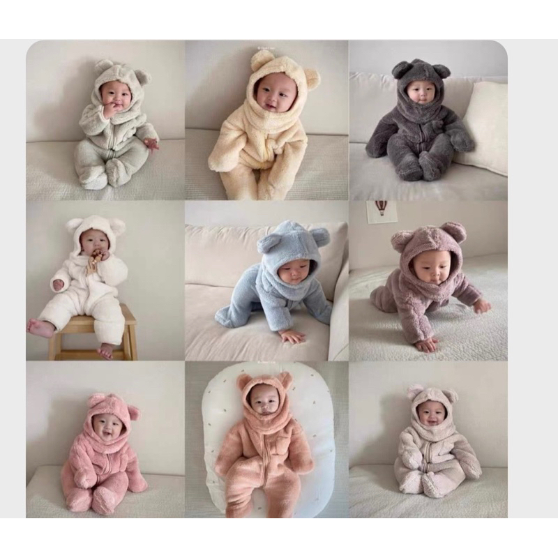 Bộ lông gấu em bé