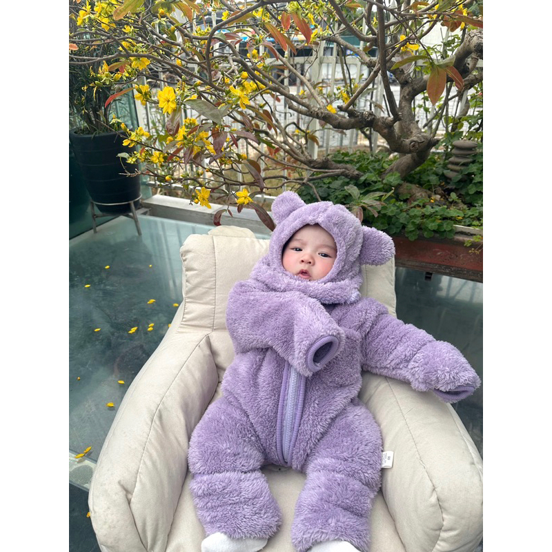 Bộ lông gấu em bé