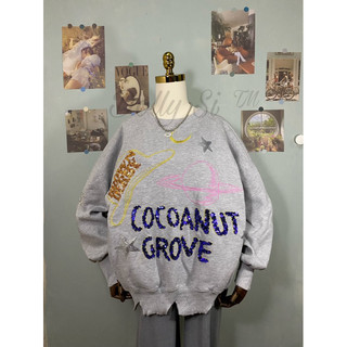 Áo sweater 2hand dài tay nỉ trơn