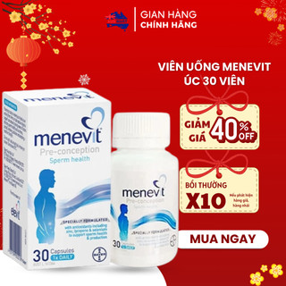 Viên Uống Menevit Úc hỗ trợ tăng chất lượng khả năng cho nam Úc